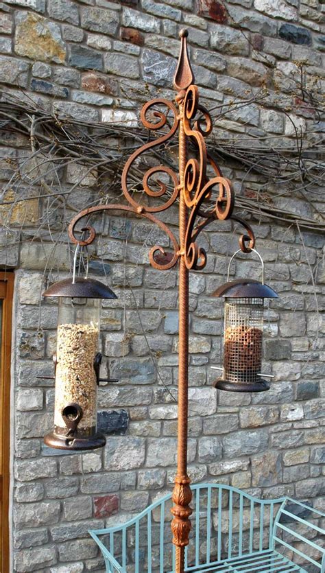 Metal Bird Feeder Poles Images