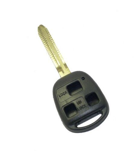 For Toyota Mr2 Rav4 Yaris 3 Button Remote Key Fob Case Blade TOY43