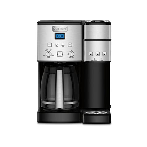 Cuisinart Coffee Center 12 Cup Coffeemaker And Single Serve Brewer Ss 15 The Home Depot