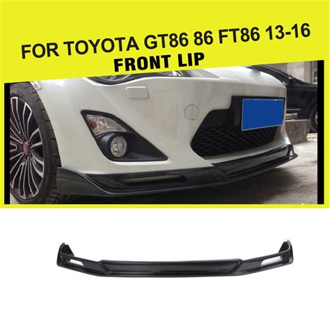 Car Styling Carbon Fiber FRP Racing Auto Front Bumper Lip Spoiler