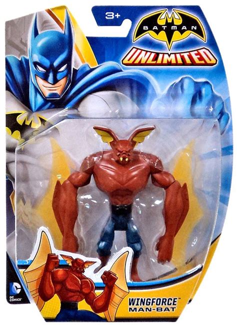 Batman Unlimited Wingforce Man-Bat 4 Action Figure Mattel Toys - ToyWiz