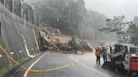 山陀兒颱風挾豪雨 陽金公路坍方搶修盼中午搶通 生活 工商時報