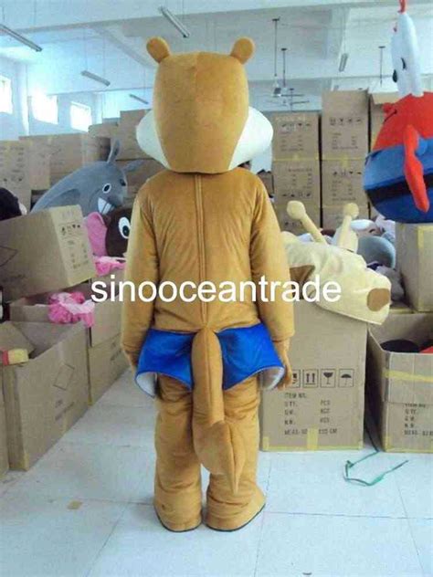 Squirrel Sandy Cheeks Bikini spongebob's Friend Mascot Costume Fancy Dress Outfit EPE-in ...