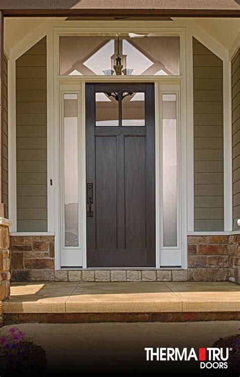 8 0 Therma Tru Classic Craft American Style Collection Fiberglass Door