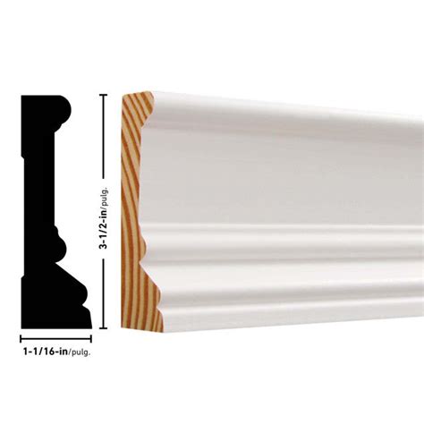 rb  primed mdf casing molding cm windows  doors
