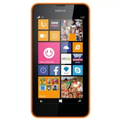 Buy Tesco Mobile Nokia Lumia 630 Orange from our Pay as you go Phones range - Tesco