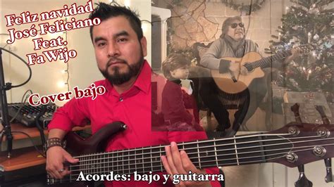 Jos Feliciano Feat Fawijo Feliz Navidad Cover Bajo Bass Acordes