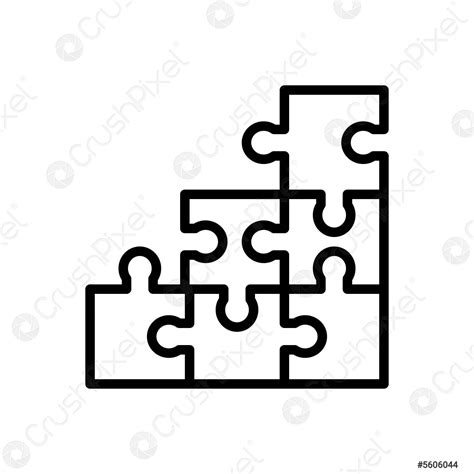 Puzzle - stock vector 5606044 | Crushpixel