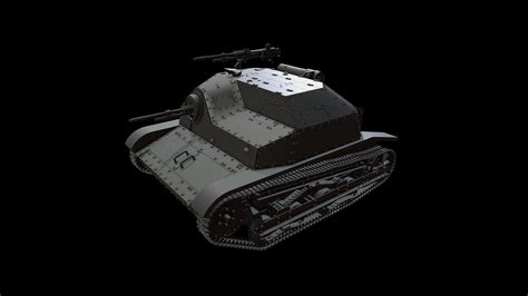 Polish Tankette Tks 135 Scale 3d Model By Ngaugees 92d60a9