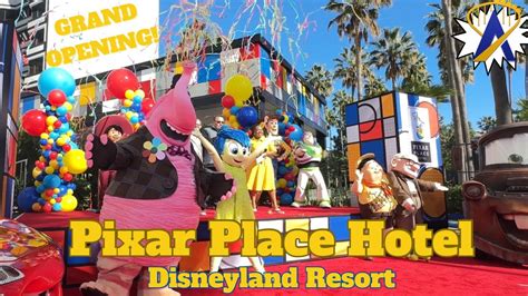 Pixar Place Hotel Grand Opening Celebration At The Disneyland Resort