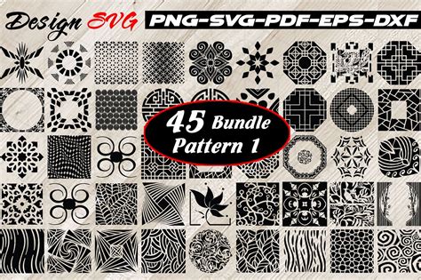 Pattern Bundle Svg, Pattern Vector, Svg Graphic by Design SVG ...