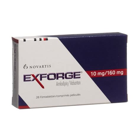 Exforge Cpr Pell 10mg160mg Blist 28 Pce Commander En Ligne