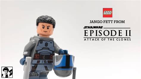 Lego Jango Fett Custom Minifigure From Star Wars Episode Ii Attack