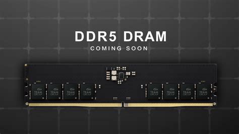 Teamgroup Launches Ddr5 Memory With 32gb And In House Heatsink Technology