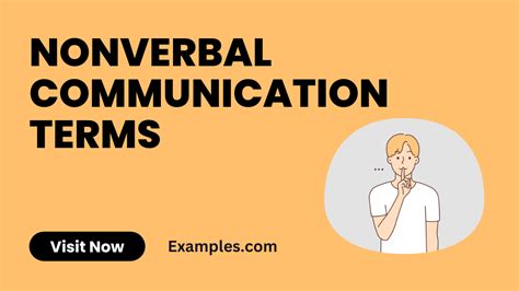 Nonverbal Communication Terms 29 Examples Tips