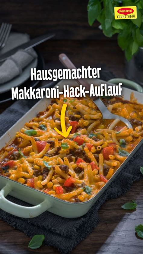 Makkaroni Hack Auflauf