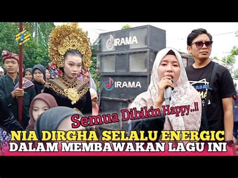 Nia Dirgha Selalu Semangat Dalam Membawakan Lagu Ini Bersama Irama