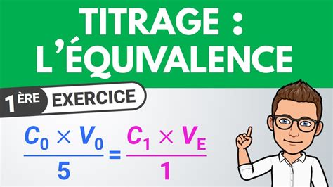 Titrage Colorim Trique L Quivalence Exercice Re Sp Chimie