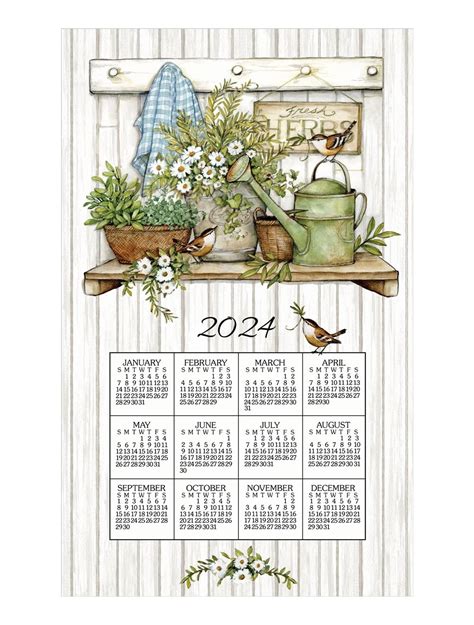 Fresh Herbs Calendar