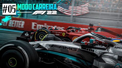 F1 2022 MODO CARREIRA GP DE MIAMI 50 USANDO A NOSSA DOSE DE