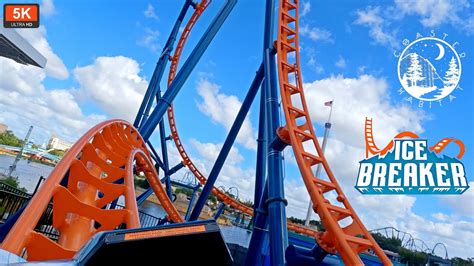 Ice Breaker Front Row On Ride POV 5K 60 FPS New Premier Rides Coaster