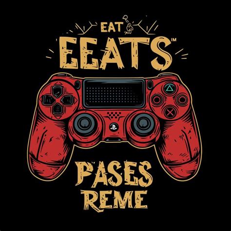 Premium Vector Vector Eat Sleep Gaming Repeat Gaming Tshirt