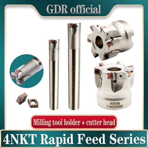 4NKT Rapid Feed Milling Holder 4NKT TE90 Milling Head 4NKT Milling