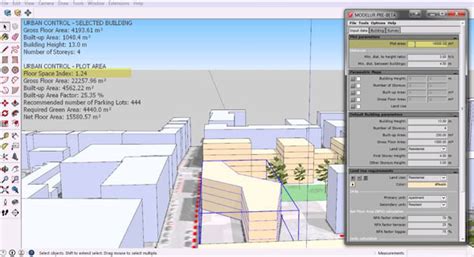 Modelur Plugin For Sketchup Urban Design Sketchup Plugin