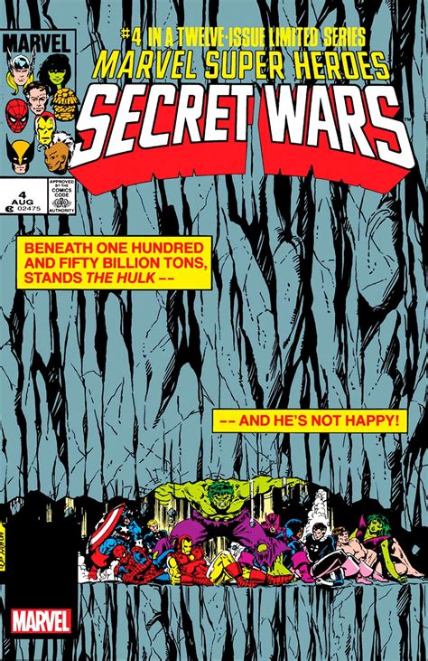 Marvel Super Heroes Secret Wars 4 Cover B Facsimile Edition Regular