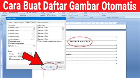 Cara Membuat Daftar Gambar Dan Tabel Otomatis Di Word Jalantikus Porn