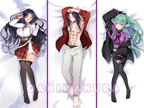 Draw Custom Dakimakura Pillow With Your Waifu Vtuber Husbando In Anime