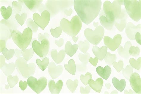 Green aesthetic heart background backgrounds | Premium Photo Illustration - rawpixel