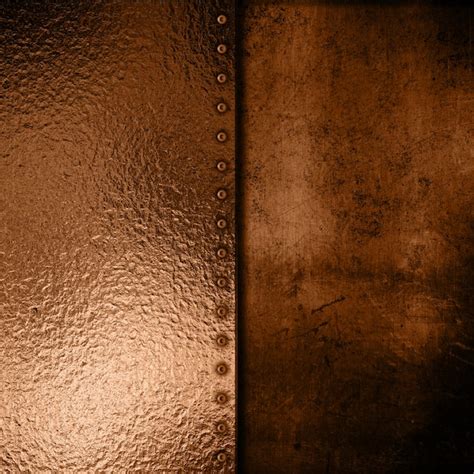 Free Photo Brown Metallic Texture