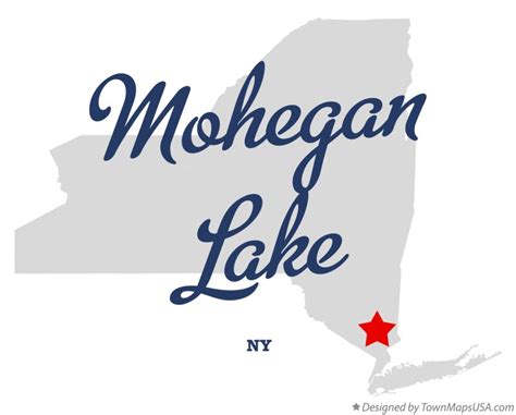 Map of Mohegan Lake, NY, New York