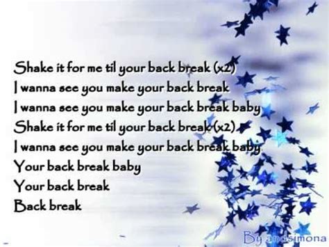 Jay Sean Break Ya Back Lyrics On Screen YouTube Music