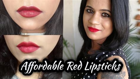 Best Affordable Red Lipsticks Makeup She Said Youtube