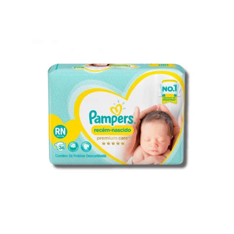 Pampers Premium Care Rn Fardo Pacotes Jn Fraldas