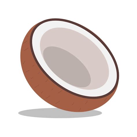 Premium Vector Coconut Cartoon Icon On White Background Vector Stock