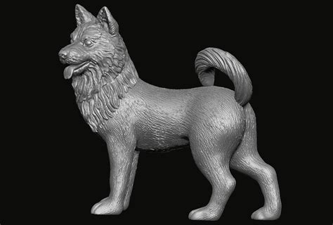 Stl File Dog Statue 3d Print Model・3d Printable Model To Download・cults