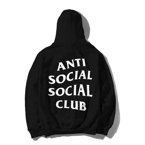 ของแท้ 100 เสื้อฮู้ด Anti Social Social Club Mind Games Hoodie Black