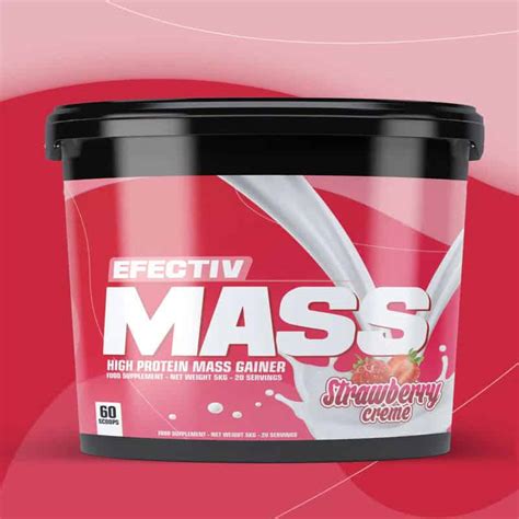 New Efectiv Mass Gainer Sports Nutrition Pre Training Post