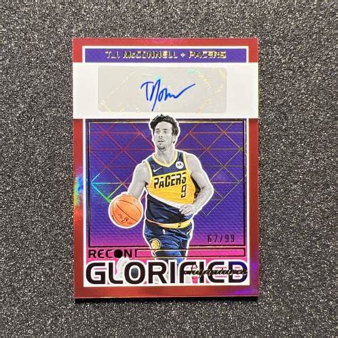 Panini Recon Glorified Signatures Red Gs Tjm T J Mcconnell