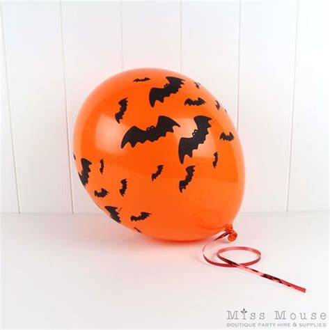 Printed Balloons ~ Bats | Halloween Decorations | NZ