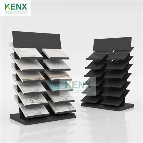 Vertical Tile Stone Display Stand Wholesale Tile Display Solution