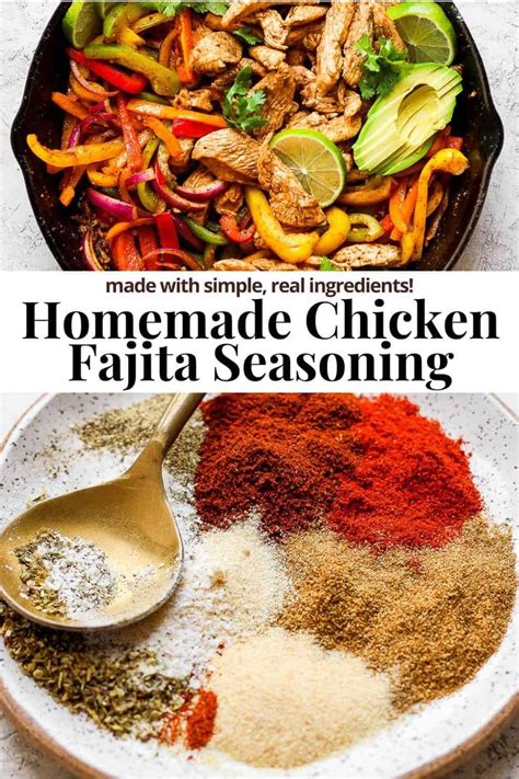 Homemade Chicken Fajita Seasoning Recipe