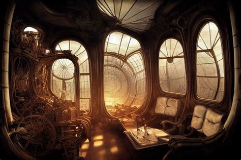 Steampunk Airship Interior