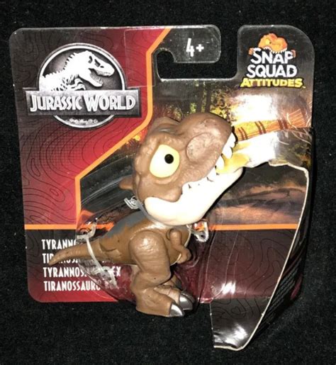 Mattel Jurassic World Snap Squad Attitudes Tyrannosaurus Rex Neuf En