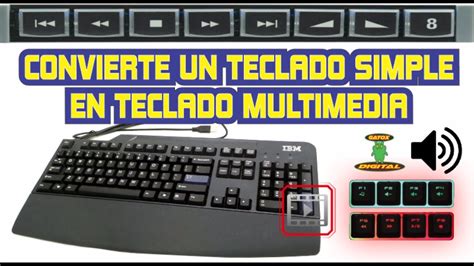 Convierte Tu Teclado A Multimedia Controlar Volumenplaystoppause