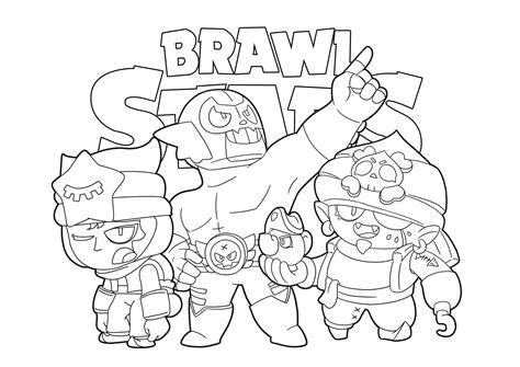 Coloriage Brawl Stars Gratuit Jeux Videos