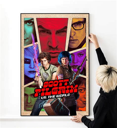 Scott Pilgrim Vs. the World Movie Poster High Quality Print Photo Wall ...